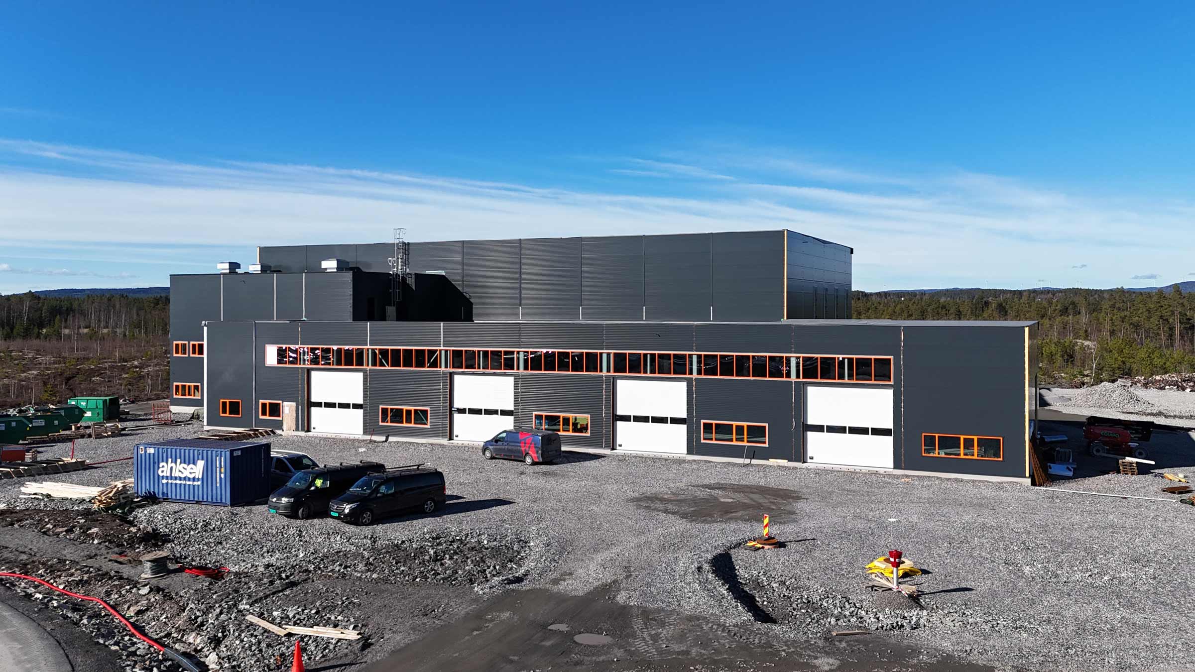 Vi bygger framtidens anlegg for demontering av biler på Herbergåsen